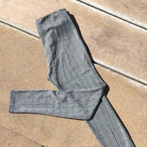 High Waisted Plaid Pants/Leggings